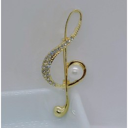 La broche pour mélomanes, adaptée à tous les styles et toutes les tenues.