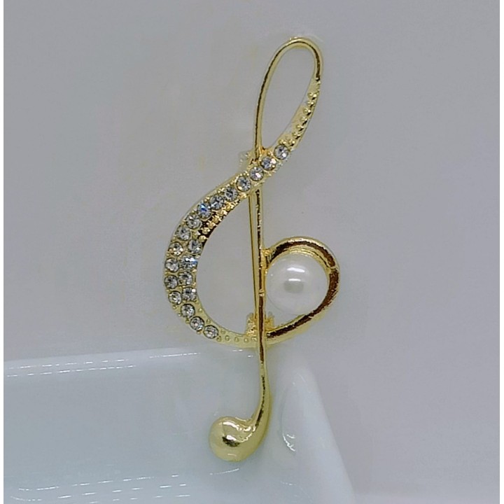La broche pour mélomanes, adaptée à tous les styles et toutes les tenues.