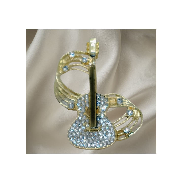 La broche fantaisie pour guitariste ou amoureux de musique, en cadeau ou pour soi.